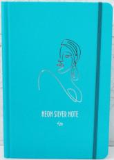 buy: Notebook Блокнот "Neon silver note" blue, А6
