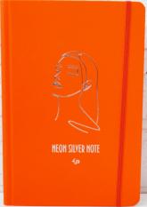 купити: Блокнот Блокнот "Neon silver note" orange, А6