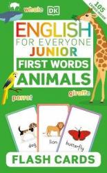 купить: Книга English for Everyone Junior: First Words Animals Flash Cards