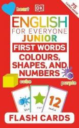 buy: Book English for Everyone Junior First Words Colours, Shapes, and Numbers Flash Cards