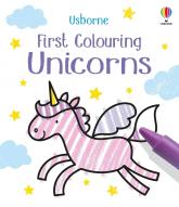 купити: Книга First colouring unicorns