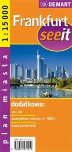 купить: Книга Frankfurt see it plan miasta 1:15 000