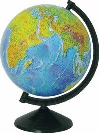 купити: Мапа Глобус Фізичний/Політичний з подвійною картою