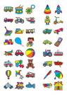 buy: Book English for Kids. Іграшки і транспорт. Toys and Transport (+ наліпки) image5