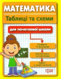 купити: Книга Таблиці та схеми для початкової школи. Математика