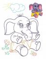 купити: Книга Розмальовка малюкам 7 (слонятко) зображення2